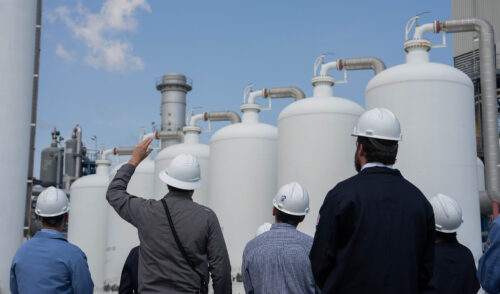 engineers visit CERA site