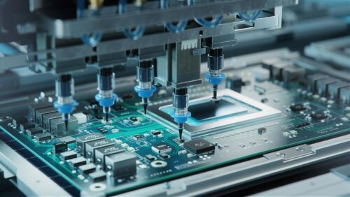 computer chip manufacturing machine