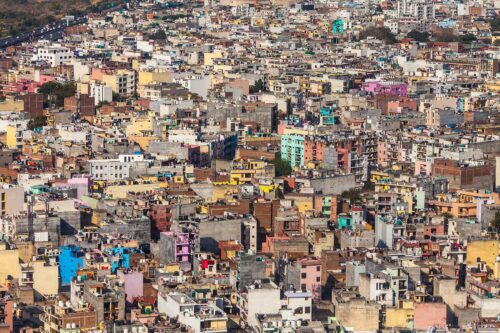 densely packed buildings