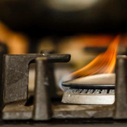 gas stove flame