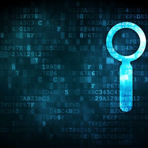 Information concept Search on digital background