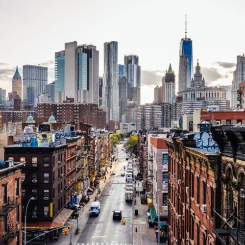 city view of lower manhattan