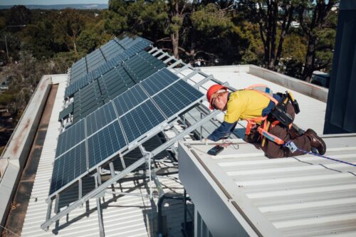 rooftop solar panels and installer
