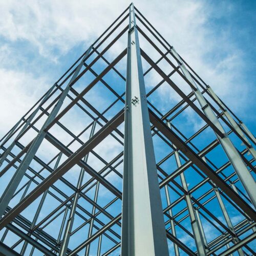 steel building framework