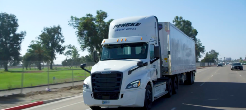 Penske electric truck